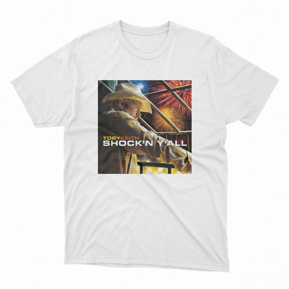 Toby Keith Shock'n Y'all White T-Shirt